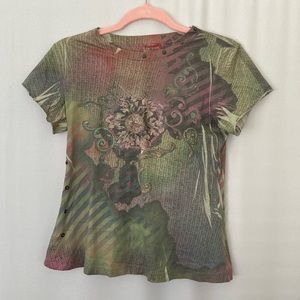 Vintage Y2K Crop Top